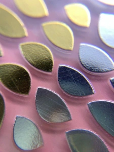 Charmicon 3D Silicone Stickers «Лунулы №7» золото/серебро