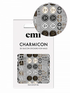 Charmicon 3D Silicone Stickers №186 Логомания