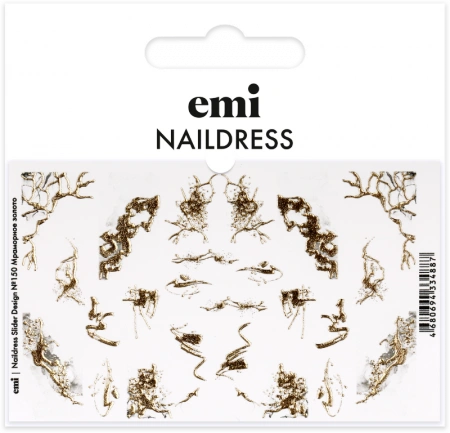 Naildress Slider Design №150 Мраморное золото