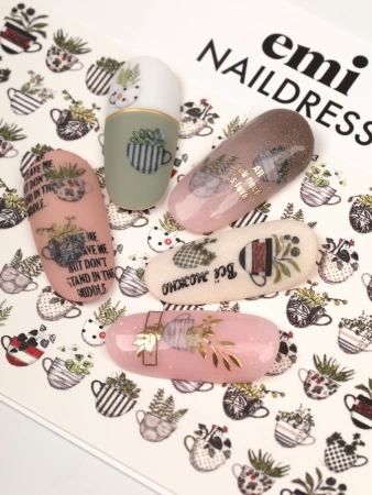 Naildress Slider Design №114 Милые чашки