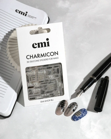 Charmicon 3D Silicone Stickers №261 Искусство каллиграфии