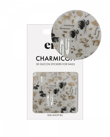 Charmicon 3D Silicone Stickers №257 Цветущий лотос