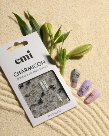 Charmicon 3D Silicone Stickers №257 Цветущий лотос