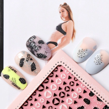 Charmicon 3D Silicone Stickers №120 Геометрические узоры