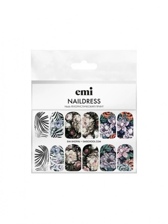 Naildress Slider Design №66 Флористический принт