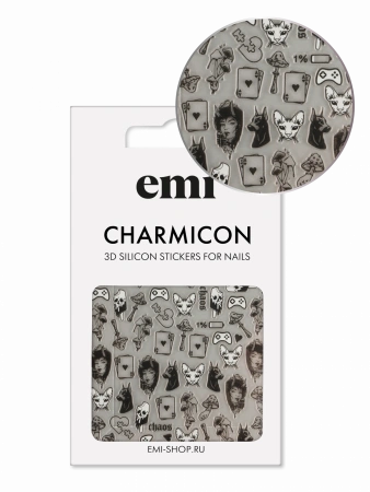 Charmicon 3D Silicone Stickers №220 Хаос