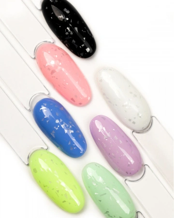 E.MiLac Silver Drop Top Gel, 9 мл.