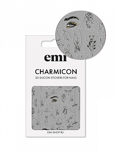 Charmicon 3D Silicone Stickers №173 Силуэты 